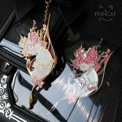 [In Hand] Wish Rises: Pink Genesis Enamel Pins