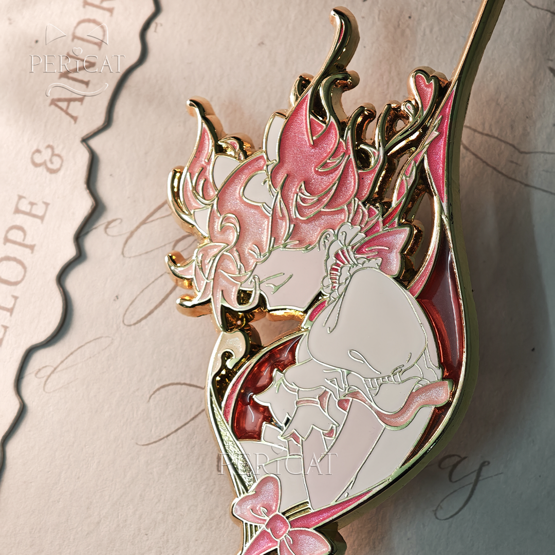 [In Hand] Wish Rises: Pink Genesis Enamel Pins