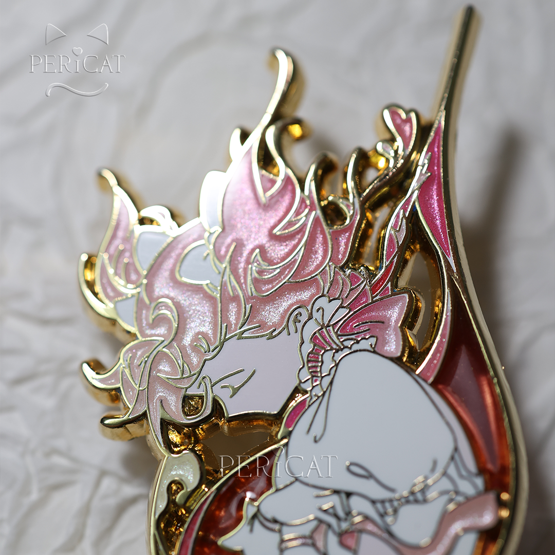 [In Hand] Wish Rises: Pink Genesis Enamel Pins