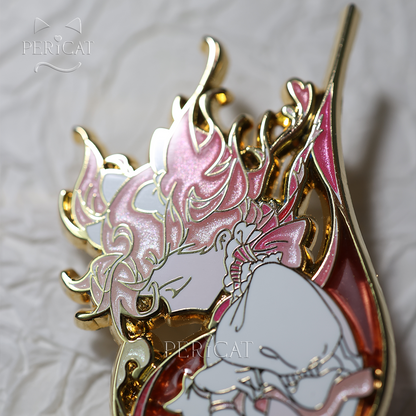 [In Hand] Wish Rises: Pink Genesis Enamel Pins