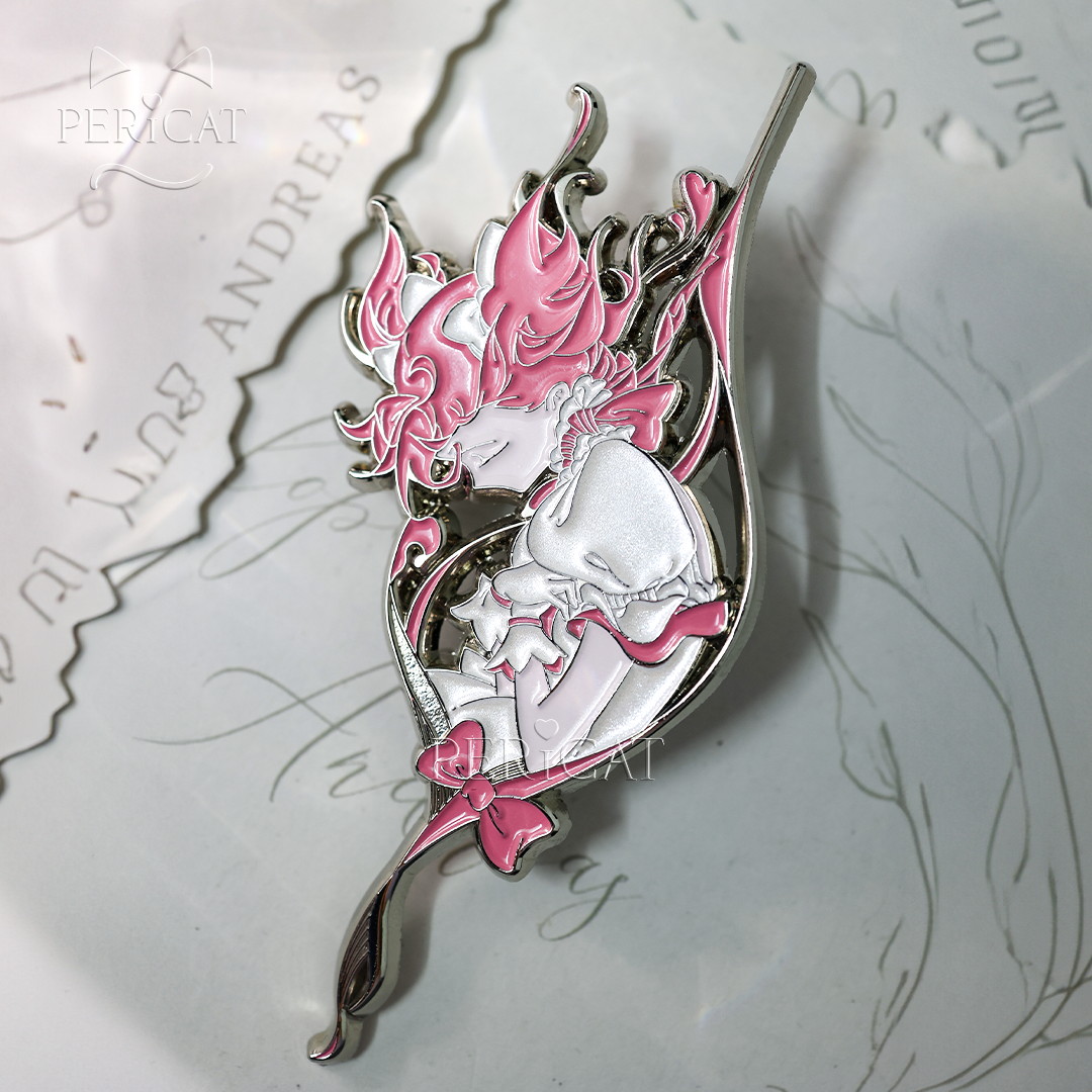 [In Hand] Wish Rises: Pink Genesis Enamel Pins