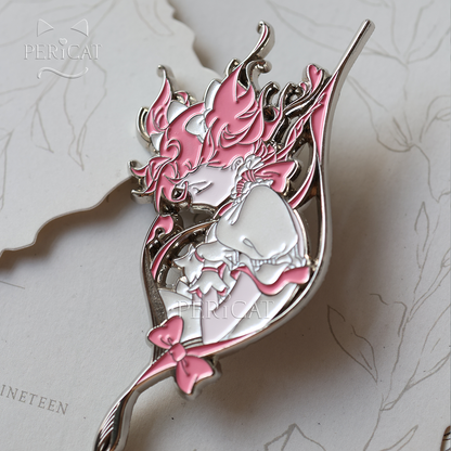[In Hand] Wish Rises: Pink Genesis Enamel Pins