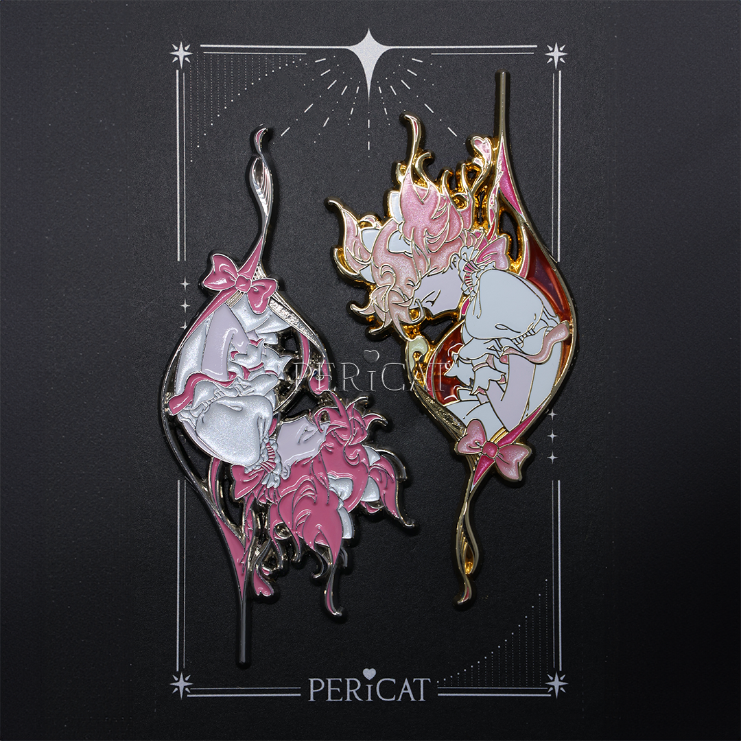 [In Hand] Wish Rises: Pink Genesis Enamel Pins